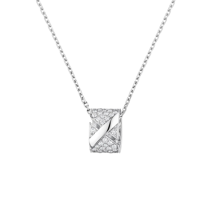 ??MIRA?¡¥LIENS EVIDENCE DIAMOND PAVED NECKLACE