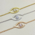 [MIRA]Lucky Eye Pave-Set Diamond Bracelet