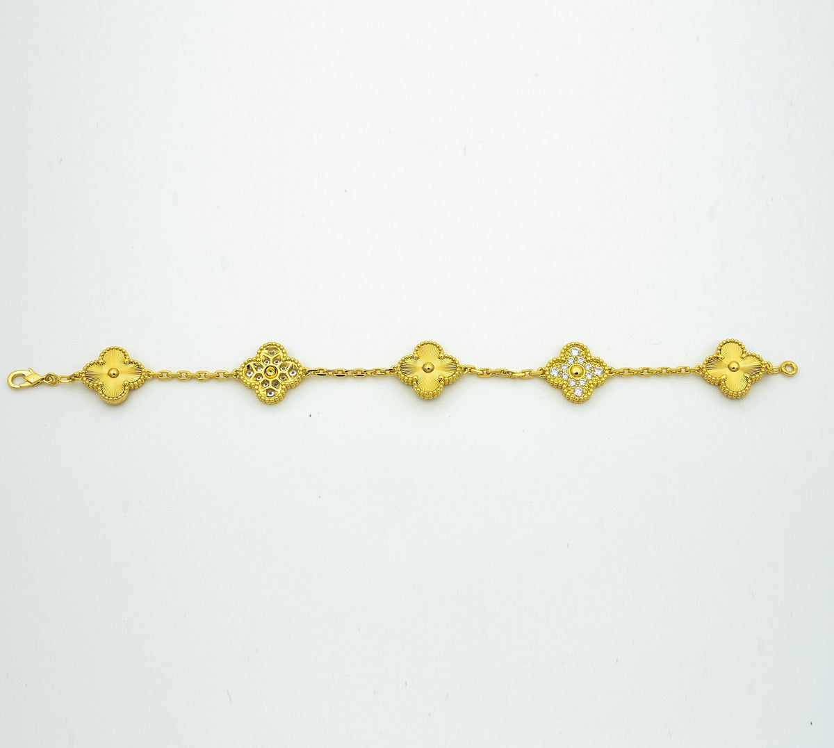 [MIRA]New  CLOVER 5 MOTIF LASER BRACELET COLLECTION
