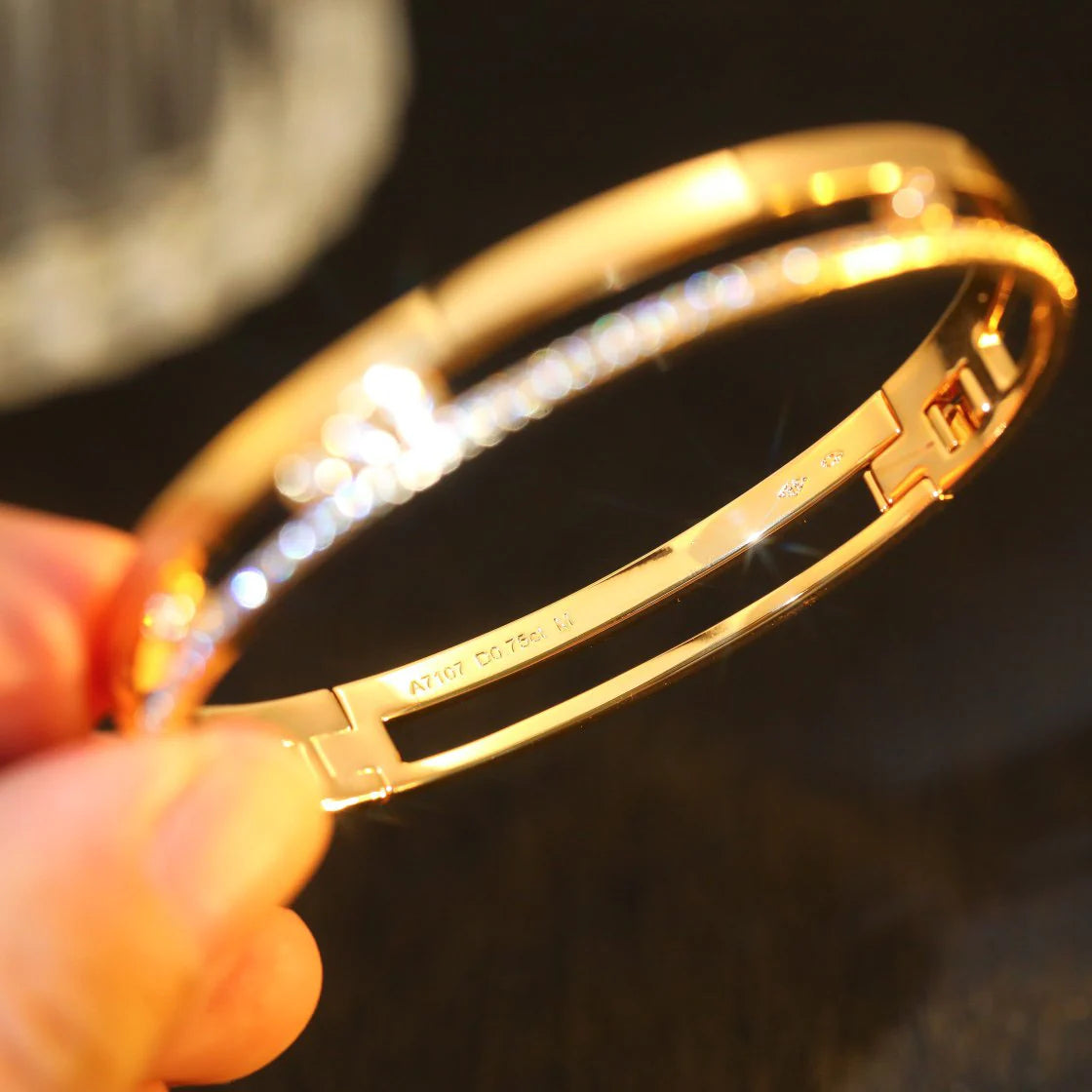 [MIRA]Move Romane Diamond Bangle Bracelet