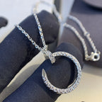 ??MIRA?¡¥JUSTE NECKLACE SILVER DIAMONDS