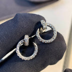??MIRA?¡¥JUSTE EARRINGS SILVER DIAMONDS