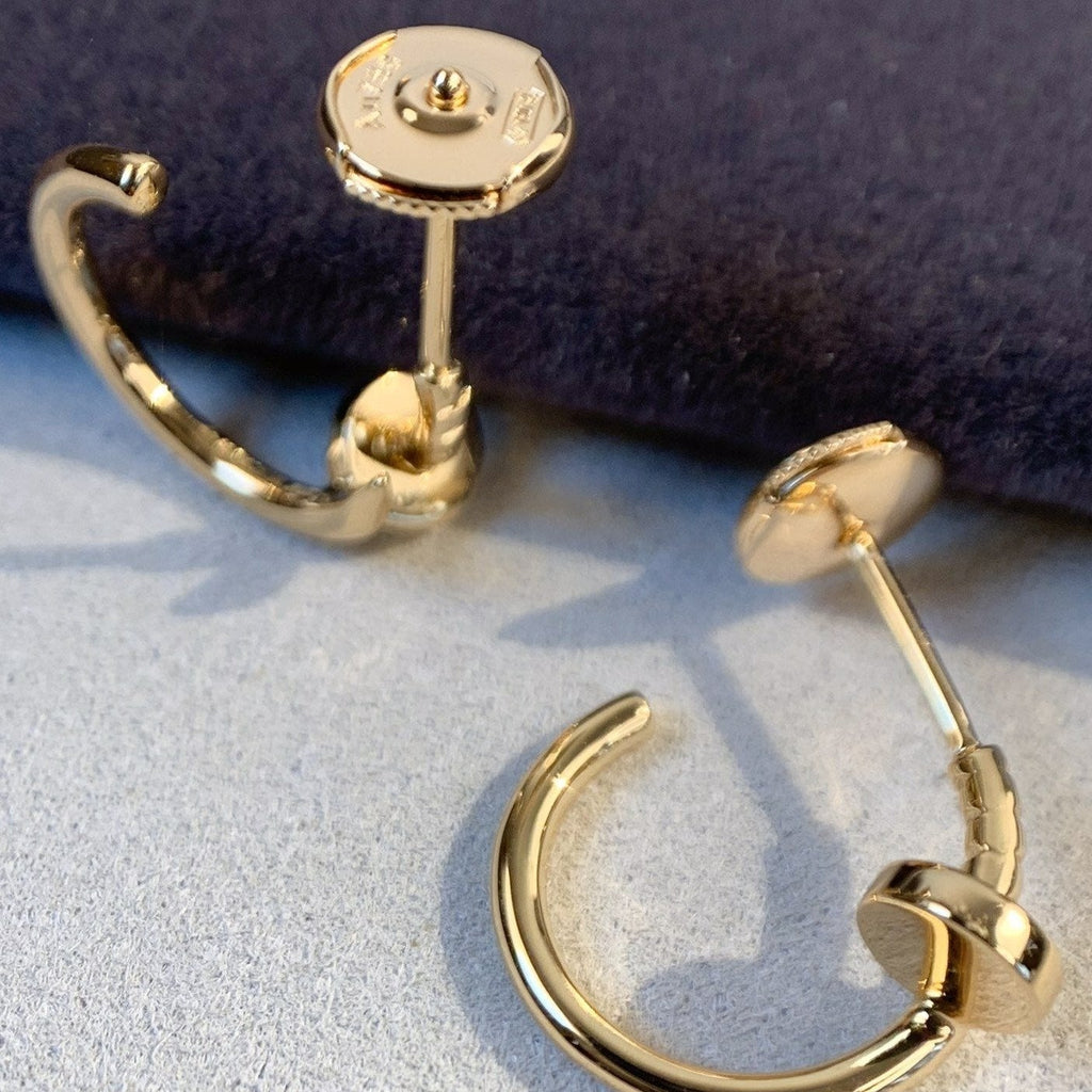 ??MIRA?¡¥JUSTE EARRINGS PINK GOLD