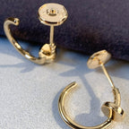 ??MIRA?¡¥JUSTE EARRINGS PINK GOLD