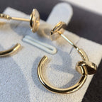 ??MIRA?¡¥JUSTE EARRINGS PINK GOLD