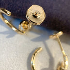 ??MIRA?¡¥JUSTE EARRINGS PINK GOLD