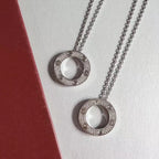 ??MIRA?¡¥LOVE NECKLACE ADJUSTABLE SILVER