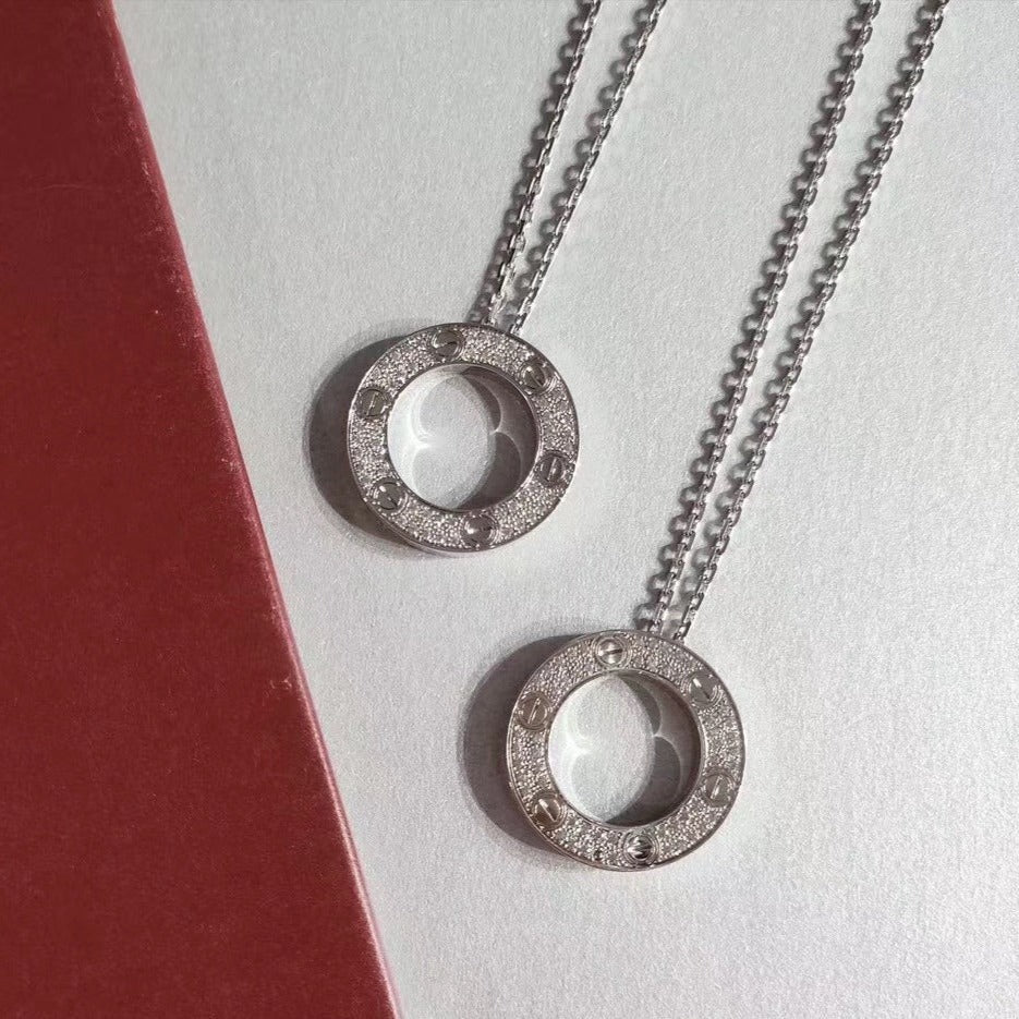 ??MIRA?¡¥LOVE NECKLACE ADJUSTABLE SILVER