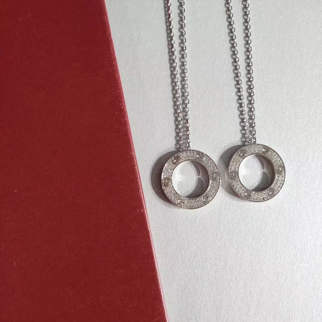 ??MIRA?¡¥LOVE NECKLACE ADJUSTABLE SILVER