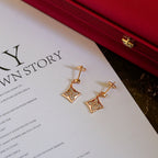 ??MIRA?¡¥STAR DIAMONDS EARRINGS GOLD