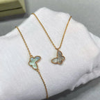 ??MIRA?¡¥BUTTERFLY DARK MOP BUTTERFLY BRACELET