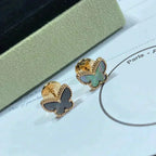 ??MIRA?¡¥BUTTERFLY DARK MOP  EARRINGS