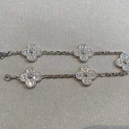 [MIRA] New  CLOVER 5 MOTIF FULL DIAMOND BRACELET COLLECTION