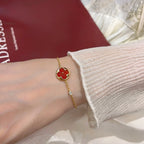 ??MIRA?¡¥SUN PEDANT CARNELIAN BRACELET