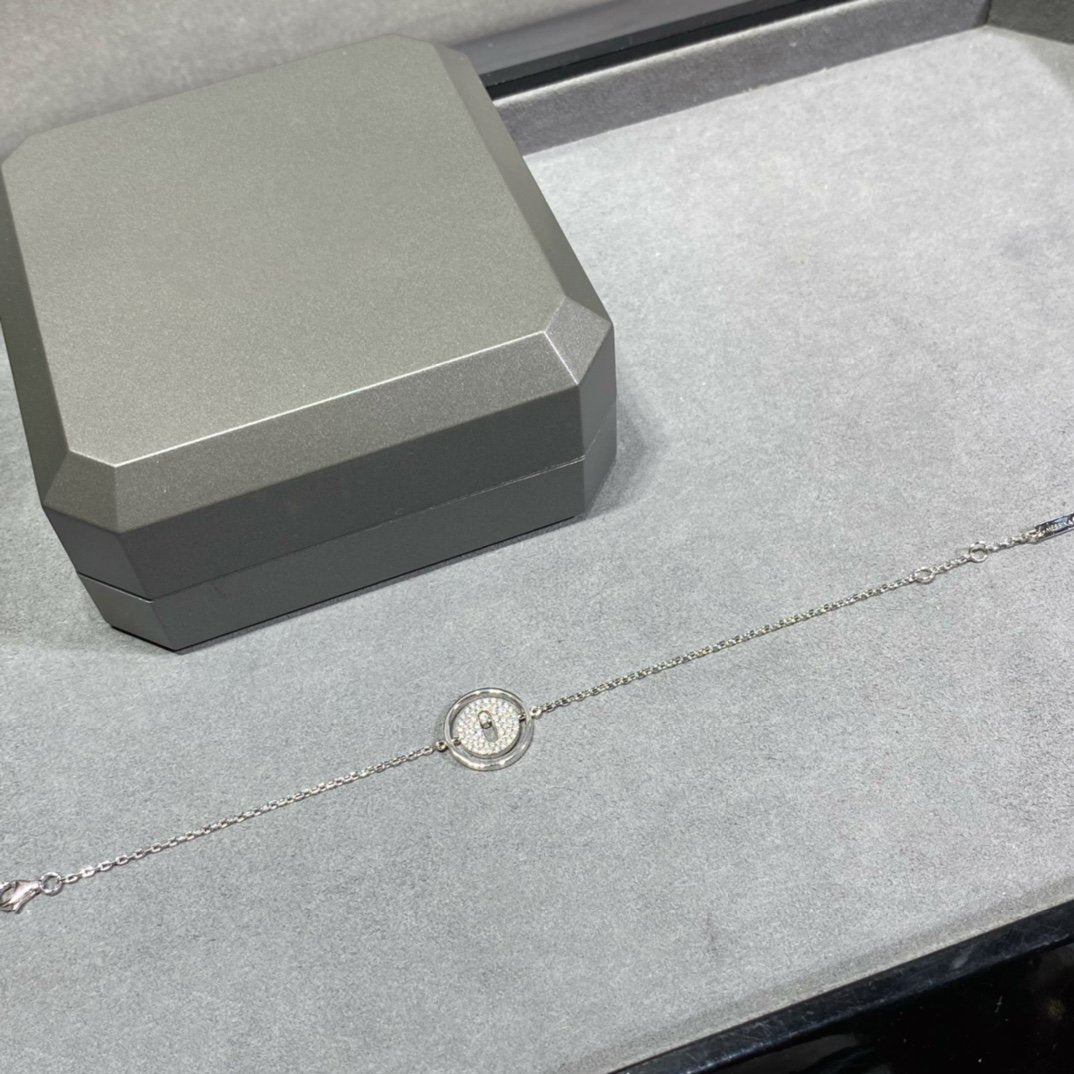 [MIRA]LUCKY MOVE DIAMOND PAVED BRACELET