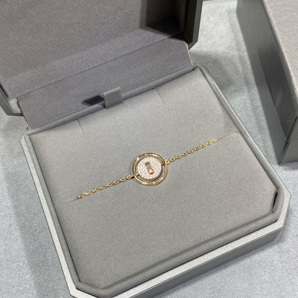 [MIRA]LUCKY MOVE DIAMOND PAVED BRACELET
