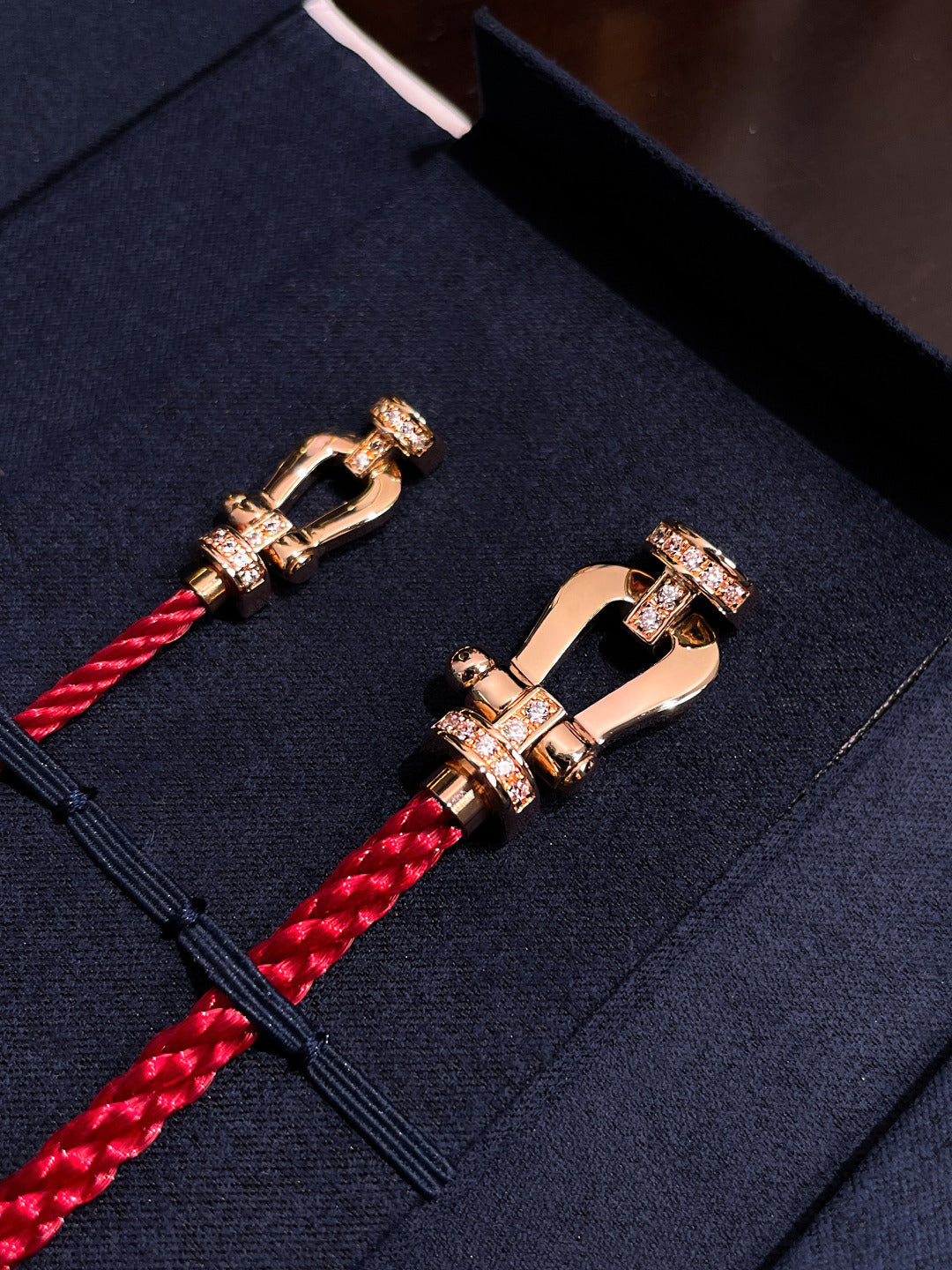 ??MIRA?¡¥FORCE 10 HALF DIAMOND PINK GOLD RED CORDERI LARGE AND MEDIUM MODEL