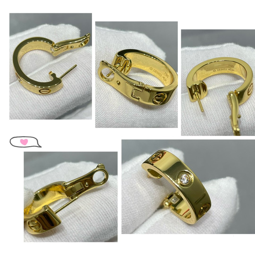 ??MIRA?¡¥LOVE 5.5MM 1 DIAMOND EARRINGS