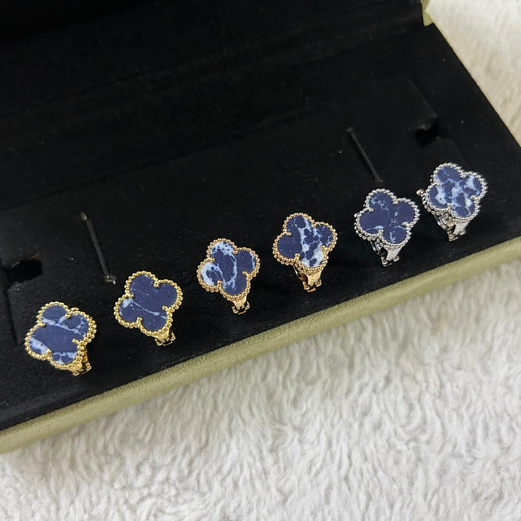 ??MIRA?¡¥CLOVER PIETERSITE MEDIUM STUD EARRINGS
