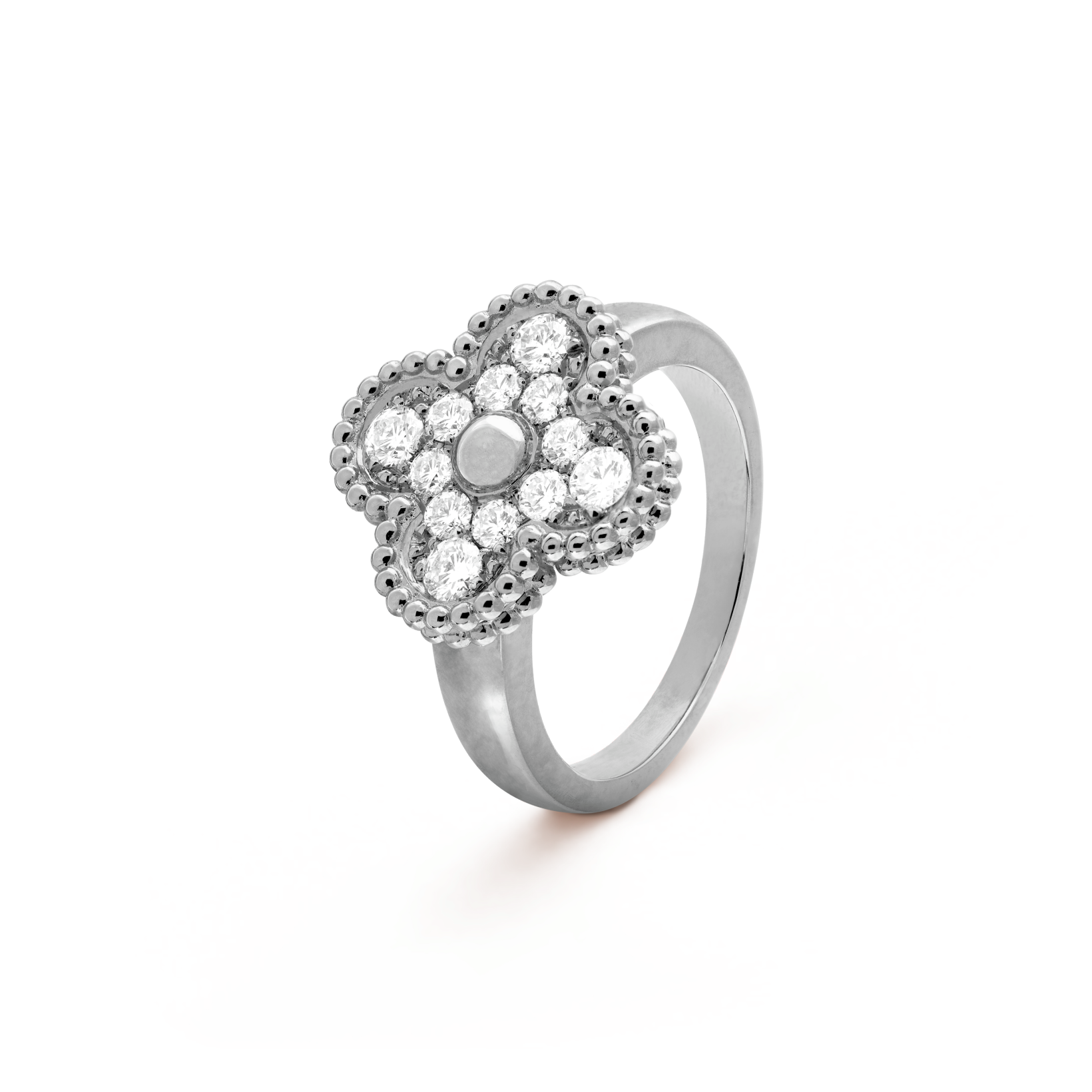 ??MIRA?¡¥CLOVER DIAMOND RING