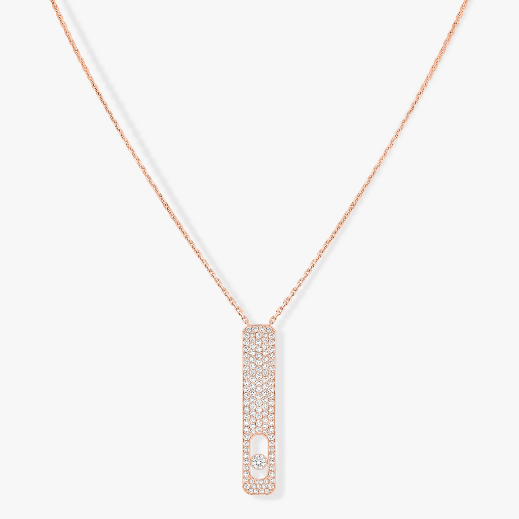 [MIRA] MY FIRST DIAMOND PAVED NECKLACE