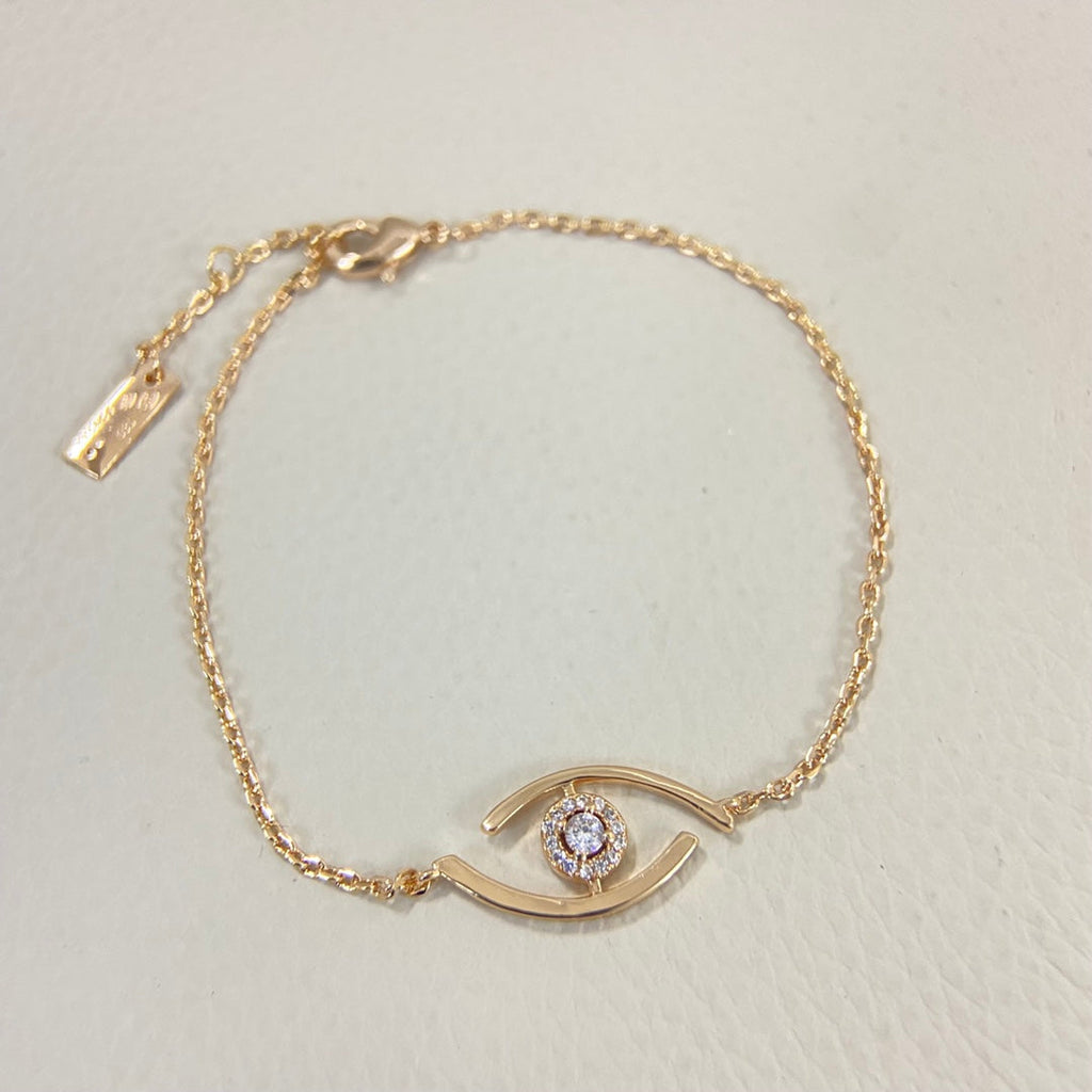 [MIRA]Lucky Eye Pave-Set Diamond Bracelet