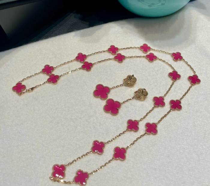 [MIRA] 26 NEW PINK BUBBLE ENAMEL SET