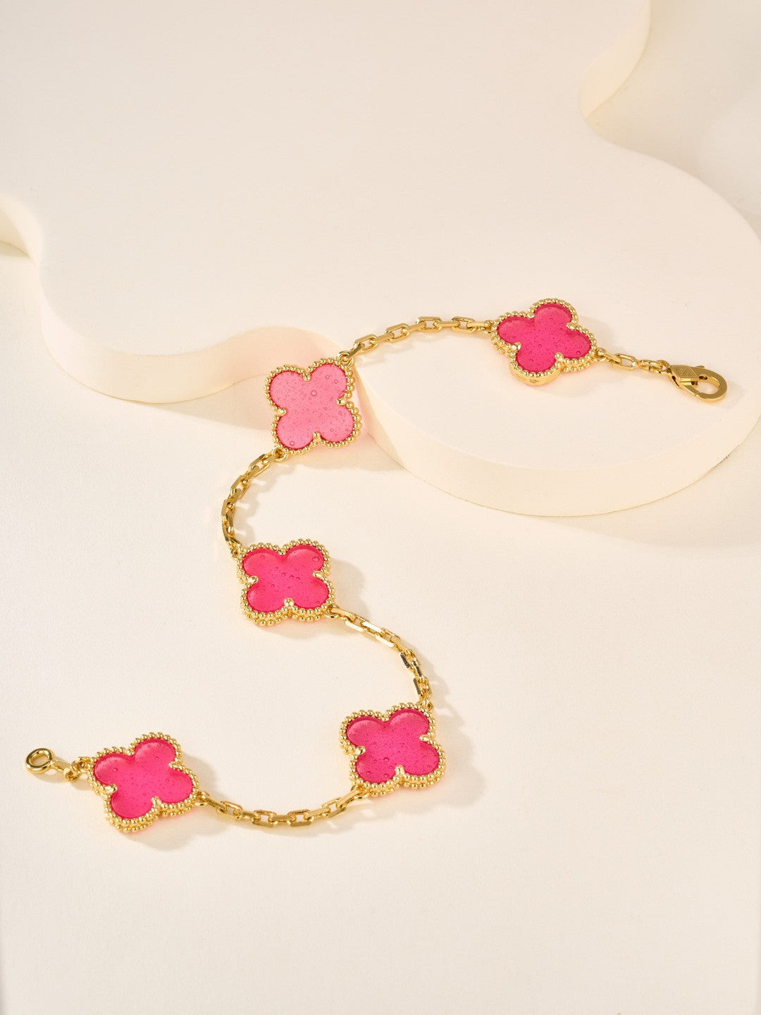 [MIRA] 2026 NEW PINK BUBBLE ENAMEL BRACELET