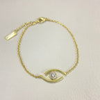 [MIRA]Lucky Eye Pave-Set Diamond Bracelet