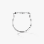 [MIRA]LUCKY MOVE PAVED SILVER DIAMOND RING