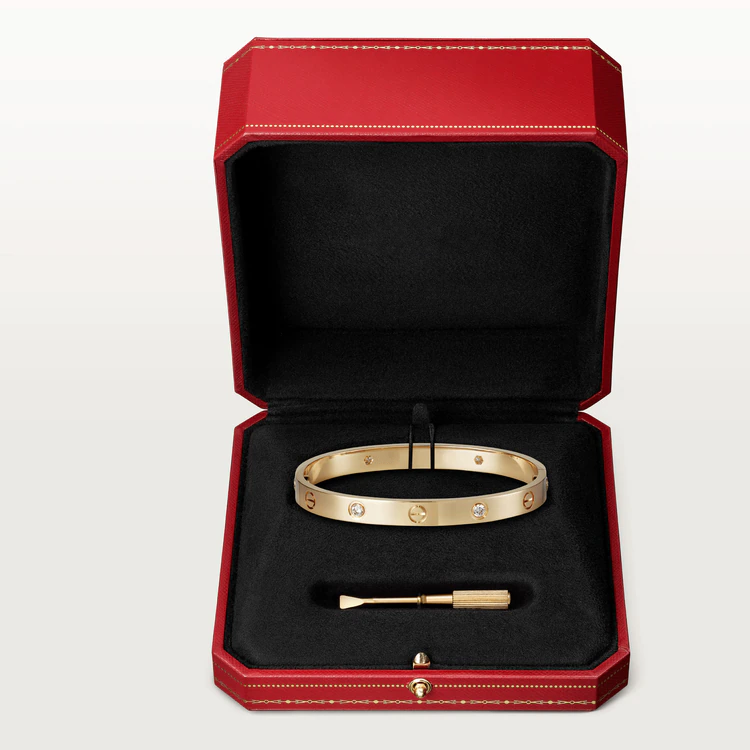 ??MIRA?¡¥LOVE BRACELET 6.1MM 4 DIAMONDS