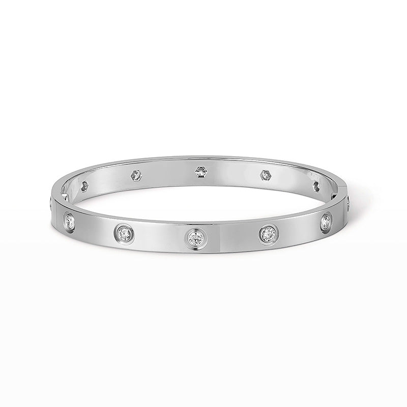 ??MIRA?¡¥LOVE BRACELET 6.1MM 10 DIAMONDS