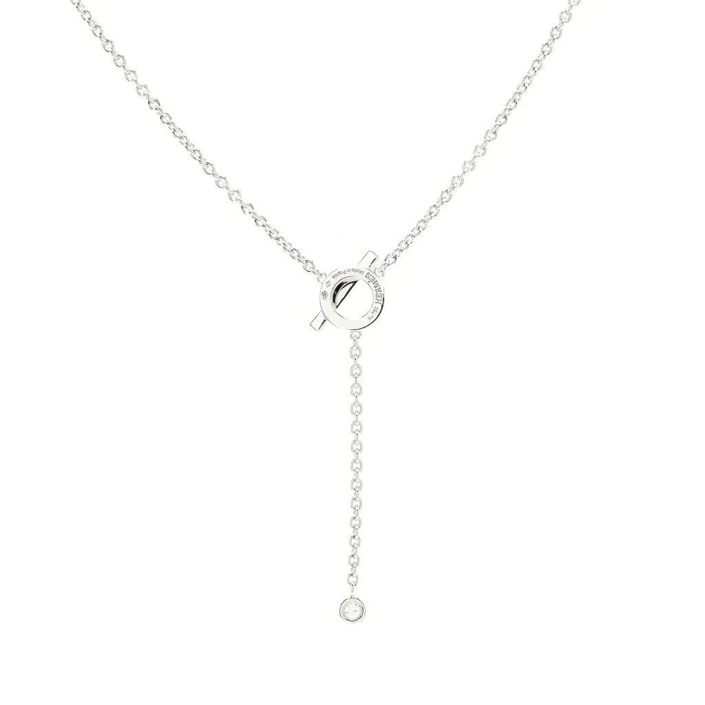 ??MIRA?¡¥FINESSE SILVER DIAMOND NECKLACE
