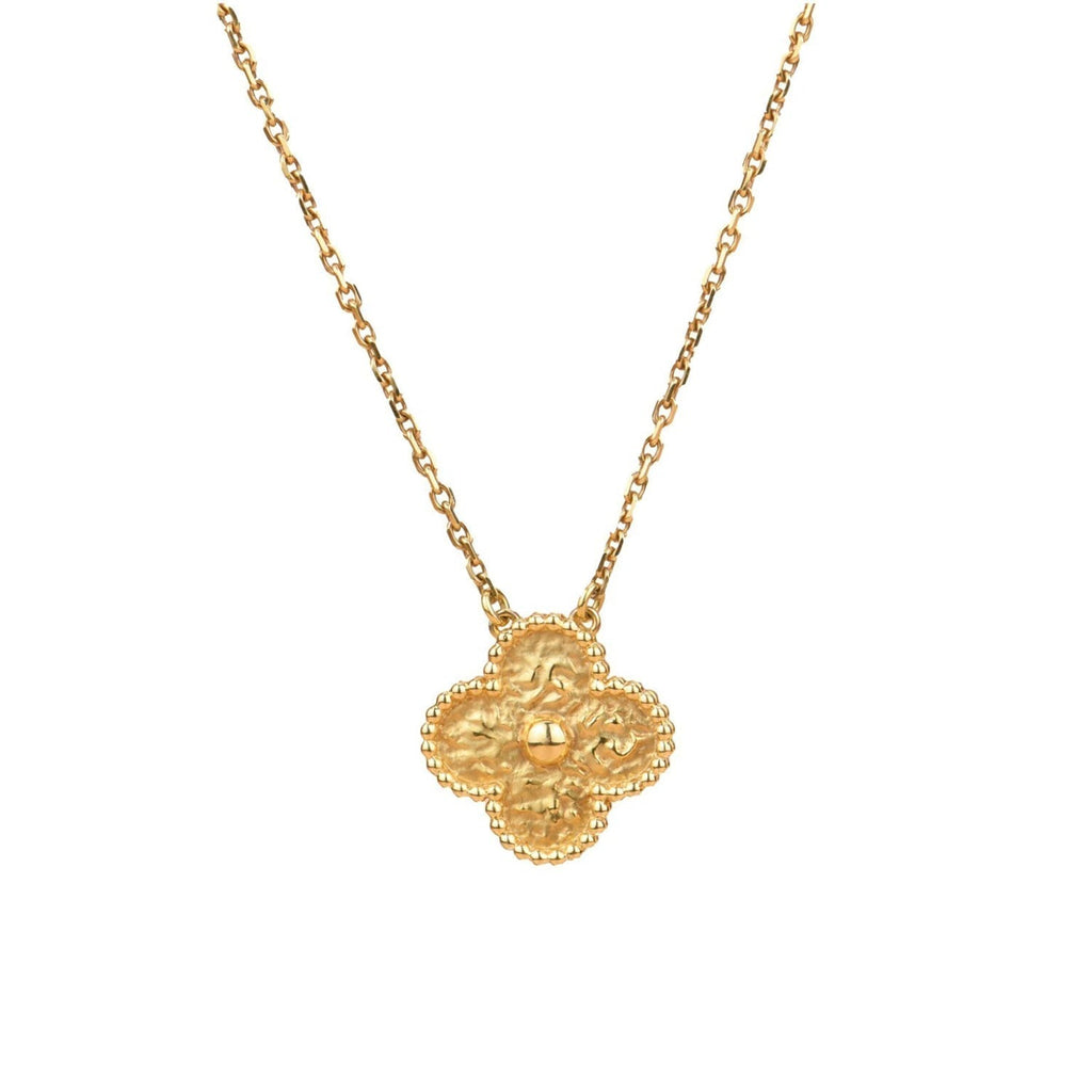 ??MIRA?¡¥CLOVER 15MM  BRONZING NECKLACE