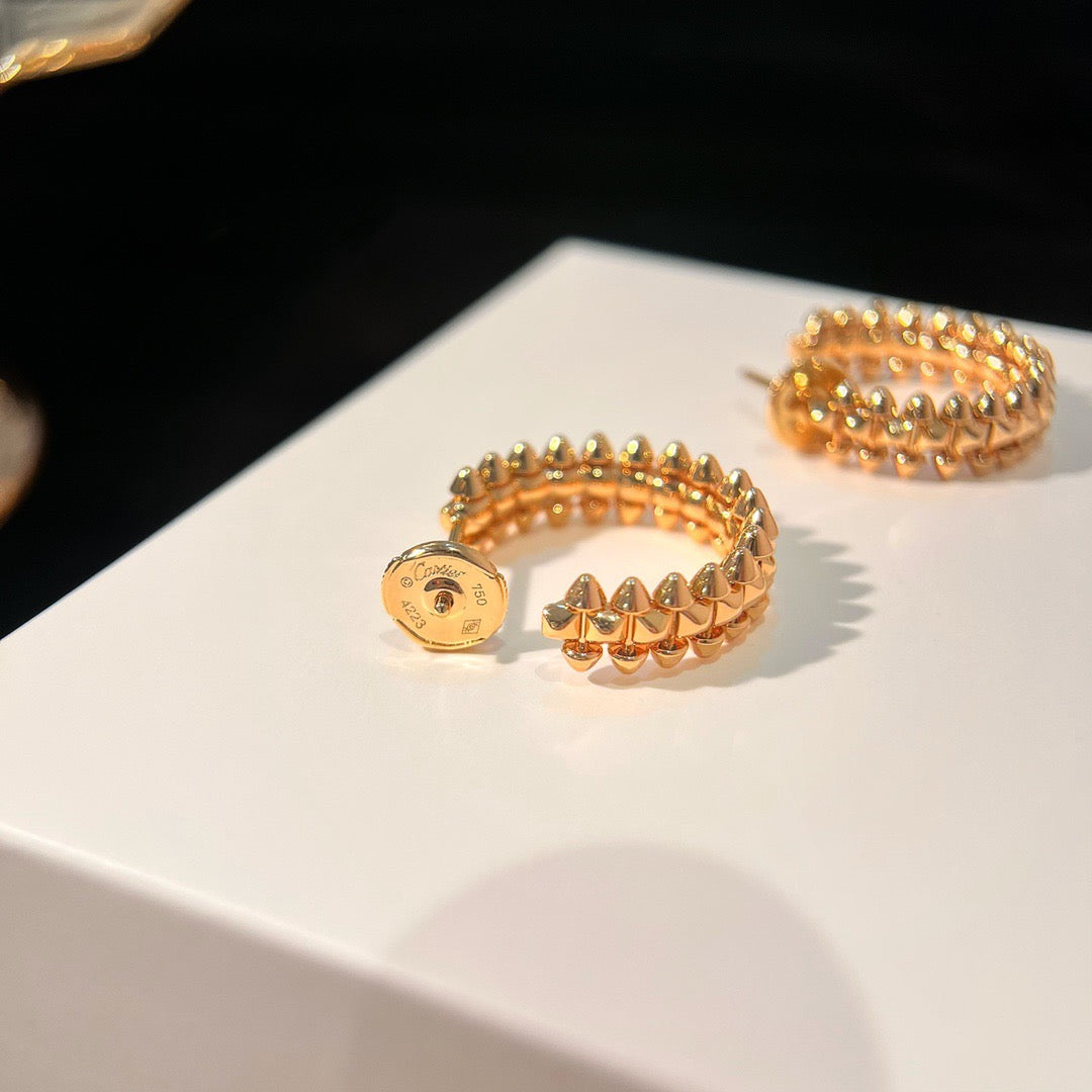 ??MIRA?¡¥CLASH SMALL HOOP EARRINGS