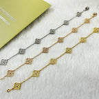 [MIRA]New CLOVER 6 MOTIF DIAMOND BRACELET