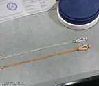 ??MIRA?¡¥FORCE SMALL HORSESHOE  DIAMOND CHAIN ROPE BRACELET