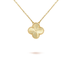 ??MIRA?¡¥CLOVER 15MM LASER NECKLACE