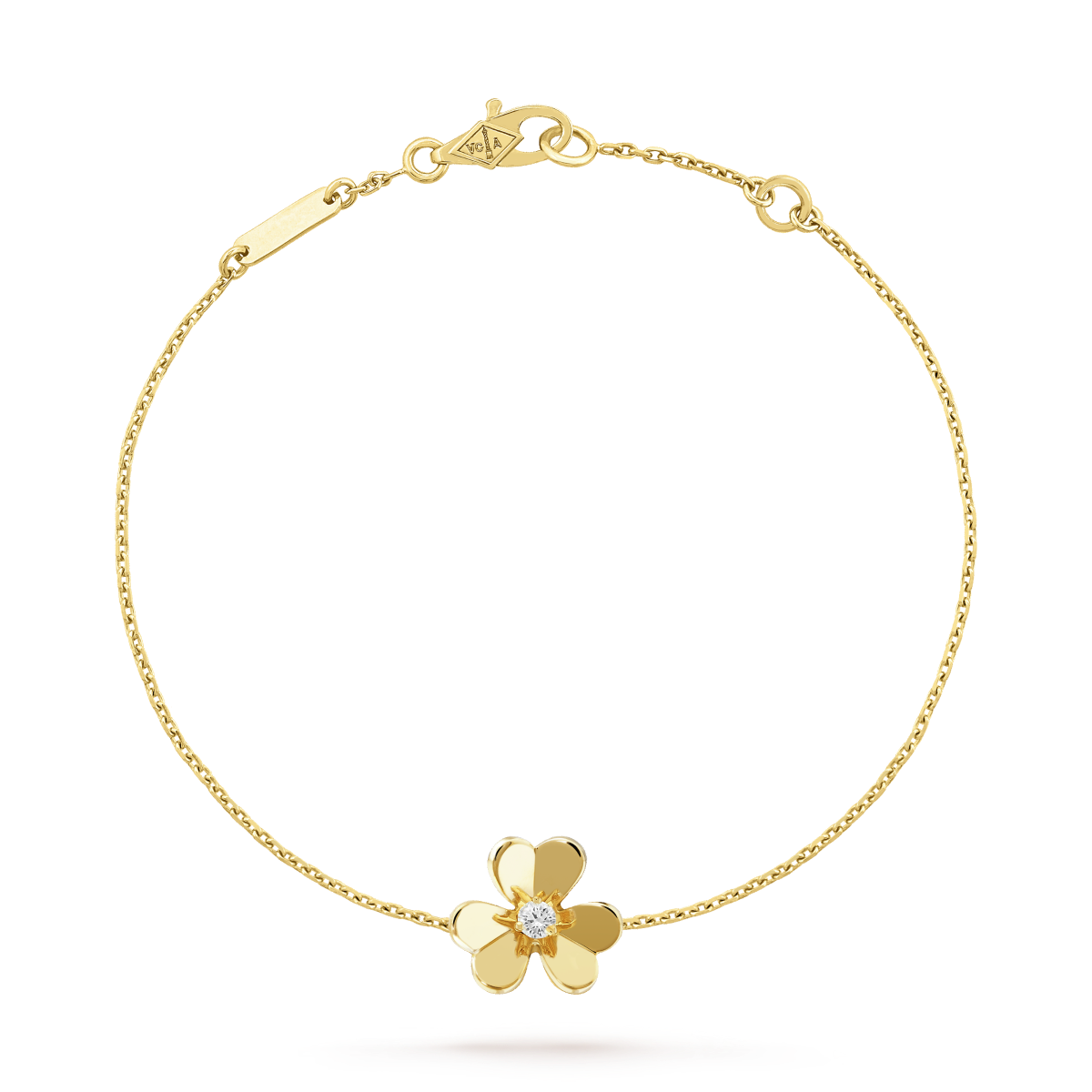 ??MIRA?¡¥FRIVOLE GOLD FLOWER PINK MALACHITE BRACELET