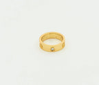 ??MIRA?¡¥LOVE RING 5.5MM 3 DIAMONDS GOLD