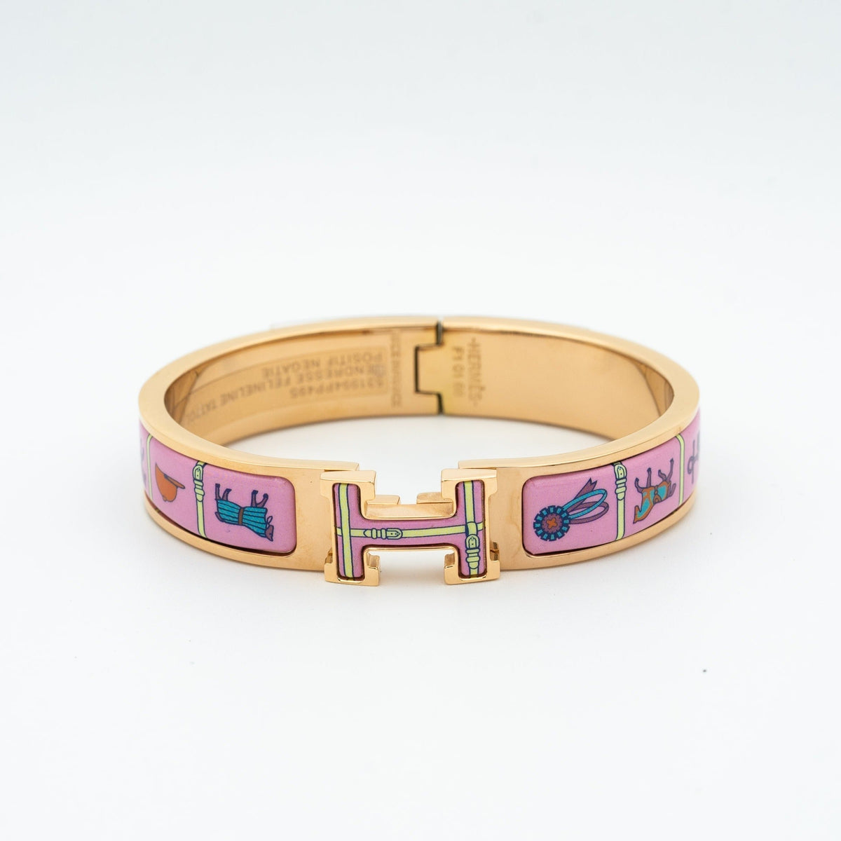 ??MIRA?¡¥H PINK GOLD BRACELET PINK CERAMIC