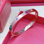 [MIRA] 2026 RAINBOW LOVE BRACELET 6.1MM  10 DIAMONDS
