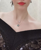 ??MIRA?¡¥JEUX DE ROSE GOLD DIAMOND NECKLACE