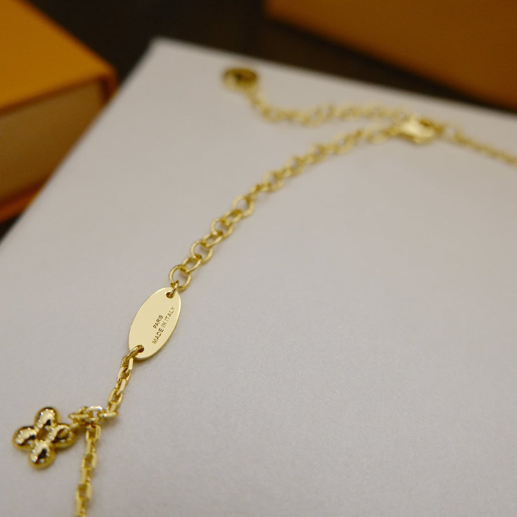 ??MIRA?¡¥BLOOMING SUPPLE NECKLACE BRASS