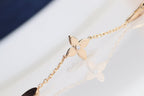 ??MIRA?¡¥LEAF CLOVER BRACELET