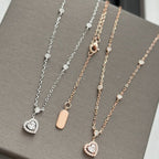[MIRA] JOY HEART DIAMOND NECKLACE