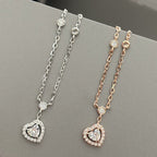 [MIRA] JOY HEART DIAMOND NECKLACE