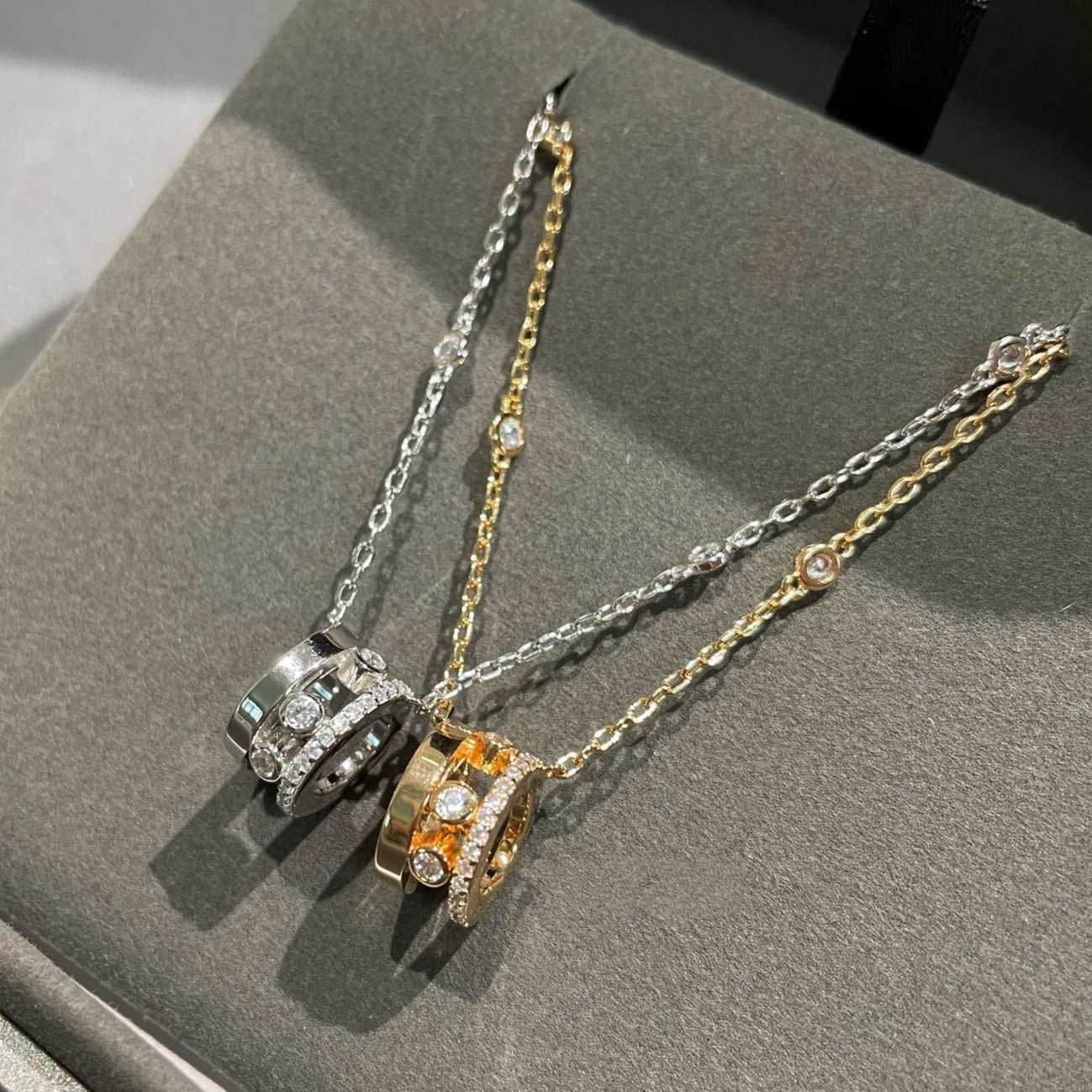 [MIRA] CHAIN MOVE ROMANE PEDAND NECKLACE