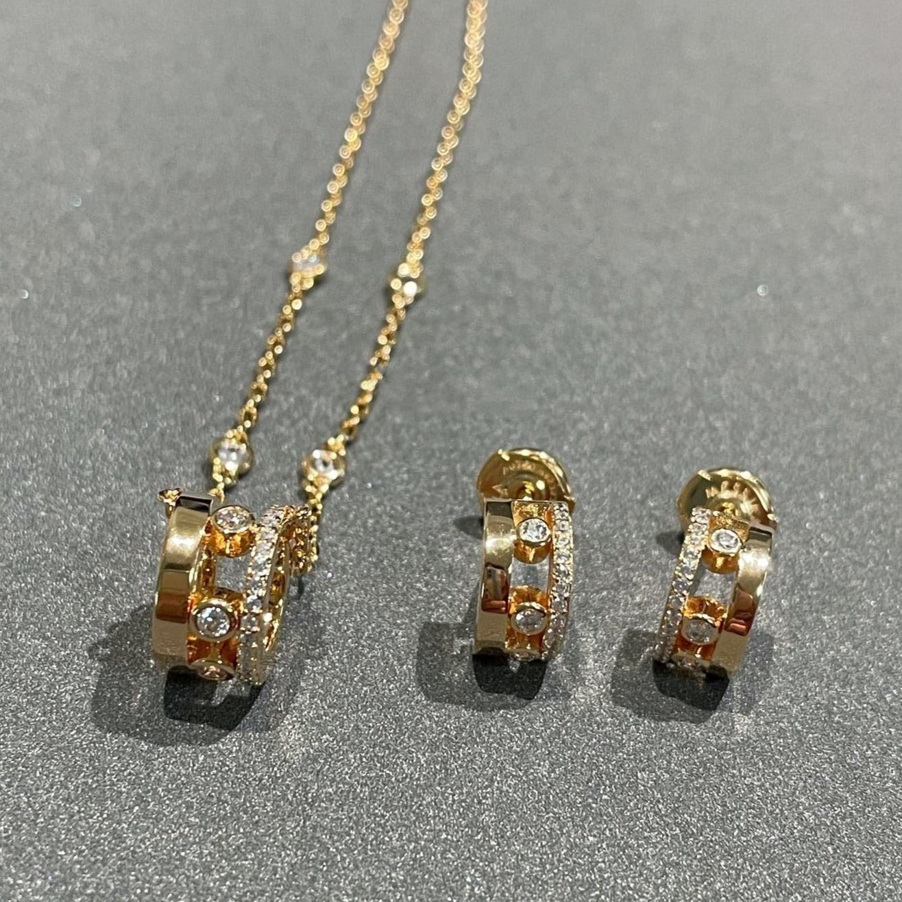 [MIRA] CHAIN MOVE ROMANE PEDAND NECKLACE