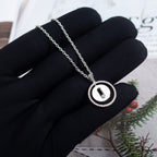 [MIRA]  MOVE PM NECKLACE SILVER DIAMOND